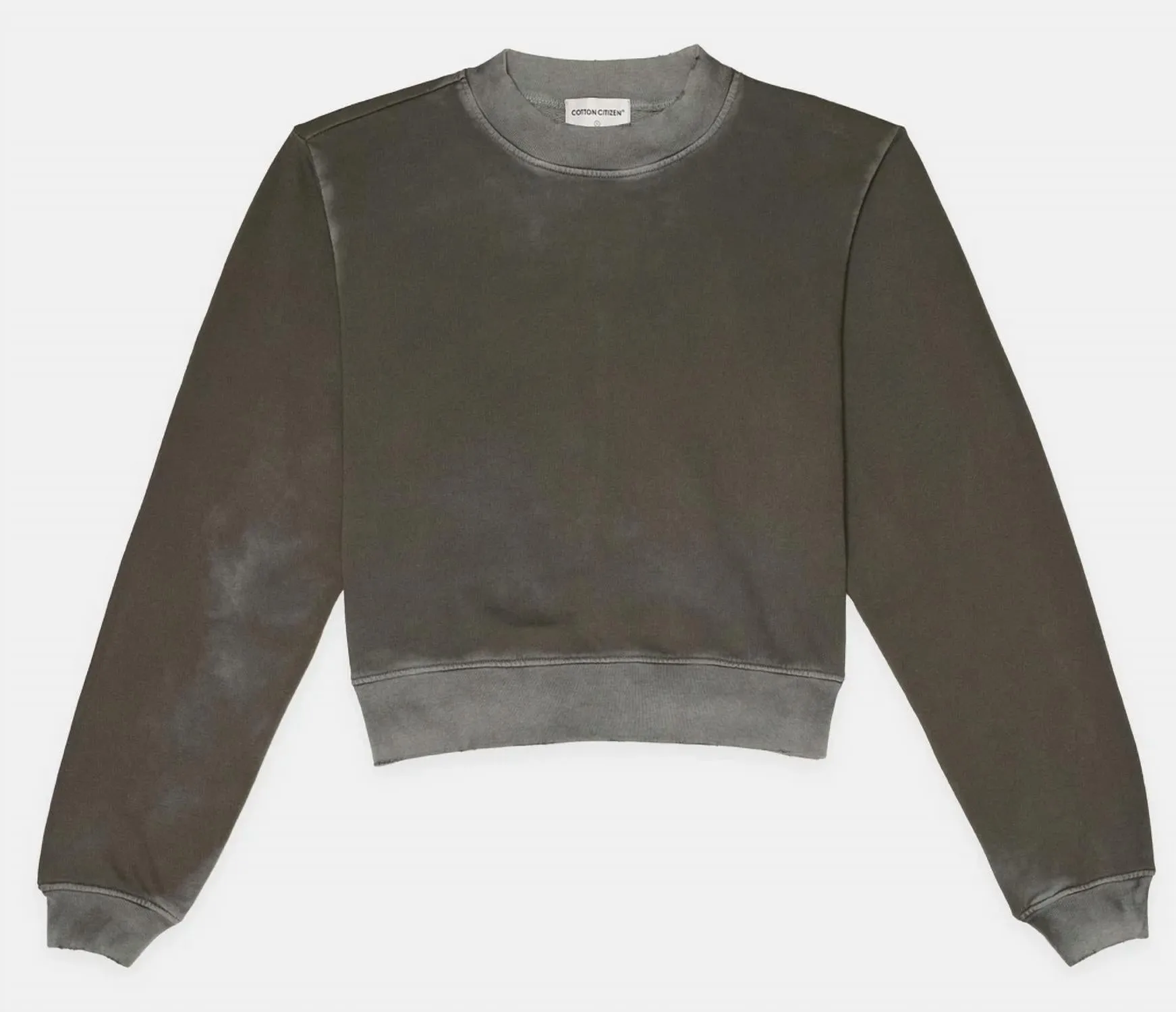 Milan Crew Sweatshirt In Vintage Steel Gray