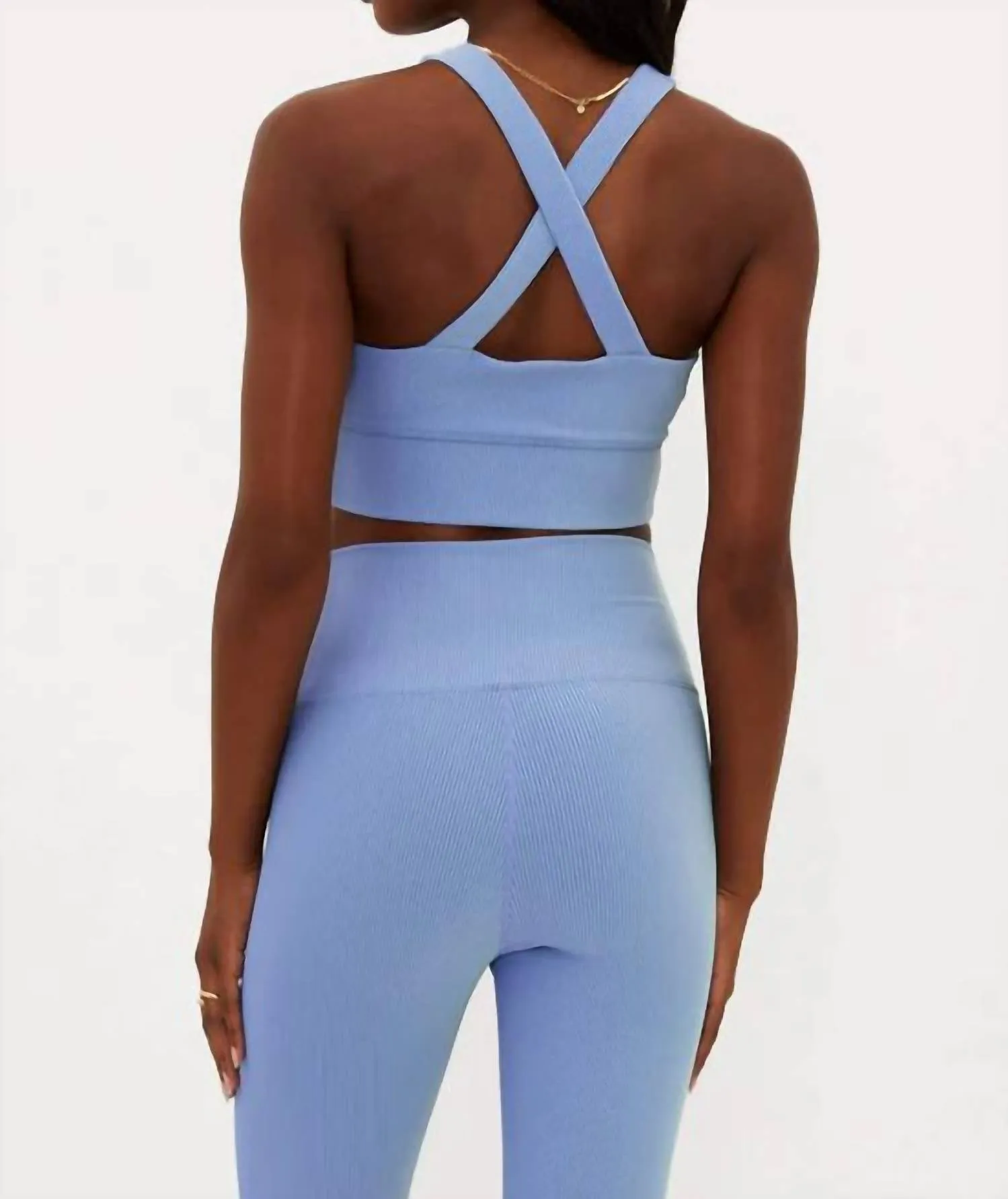 Mindy Sports Bra In Light Blue