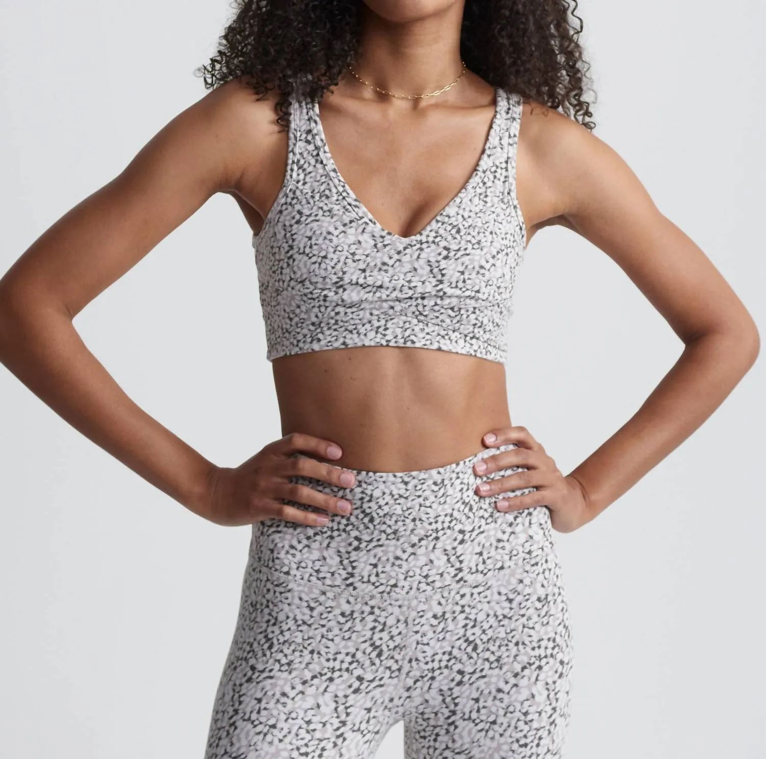 Move Kellam Bra In Mono Distorted Cheetah