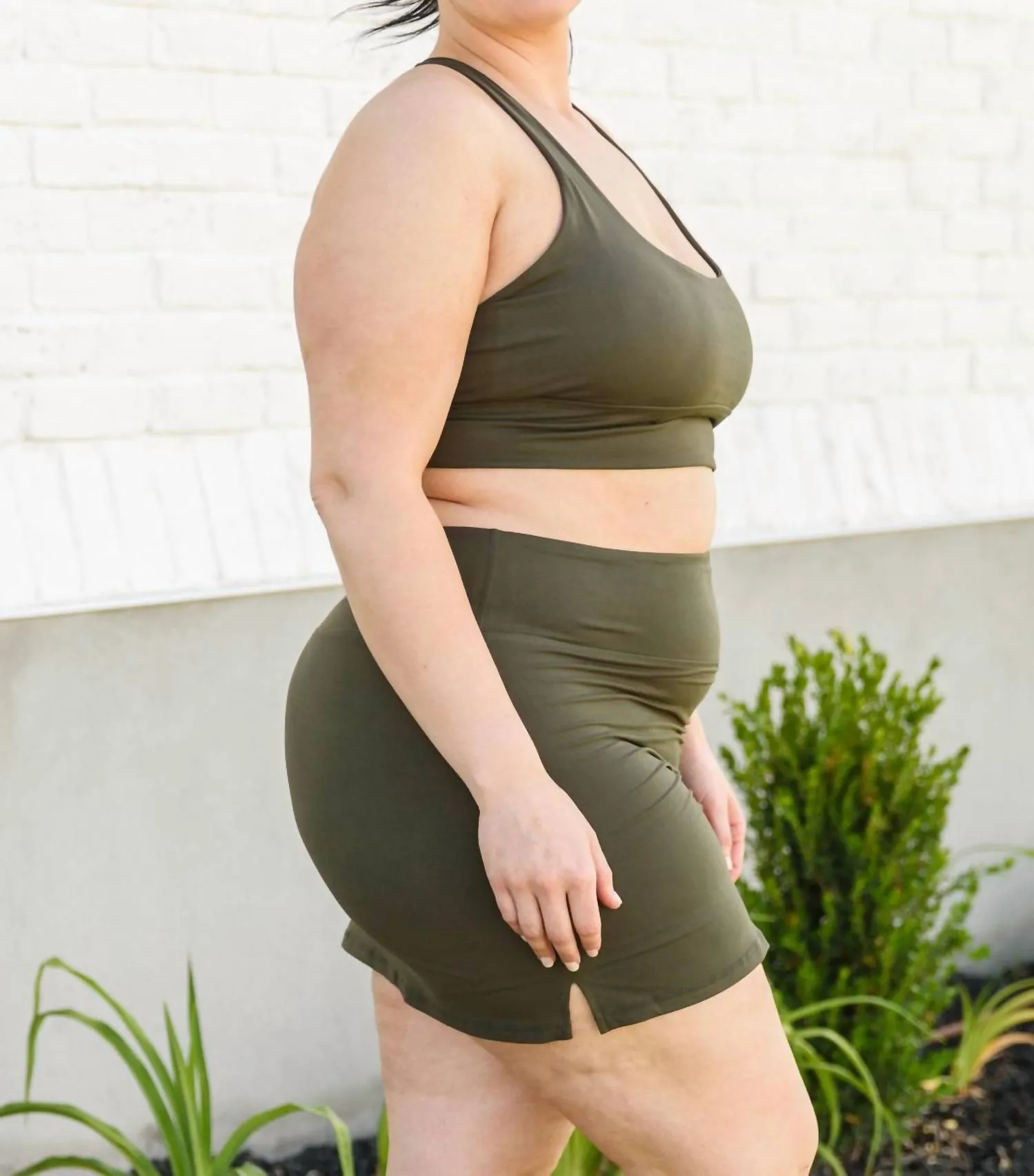 Next Move Sports Bra In Olive