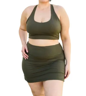 Next Move Sports Bra In Olive