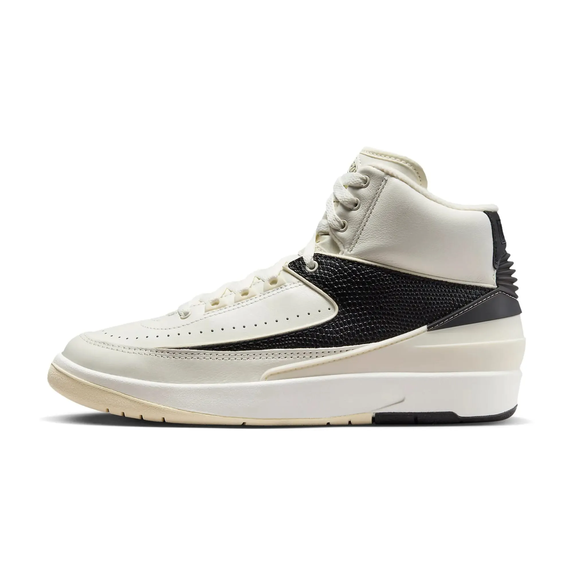 Nike Air Jordan 2 Retro Sail/Coconut Milk-Black  DX4400-100 Women's