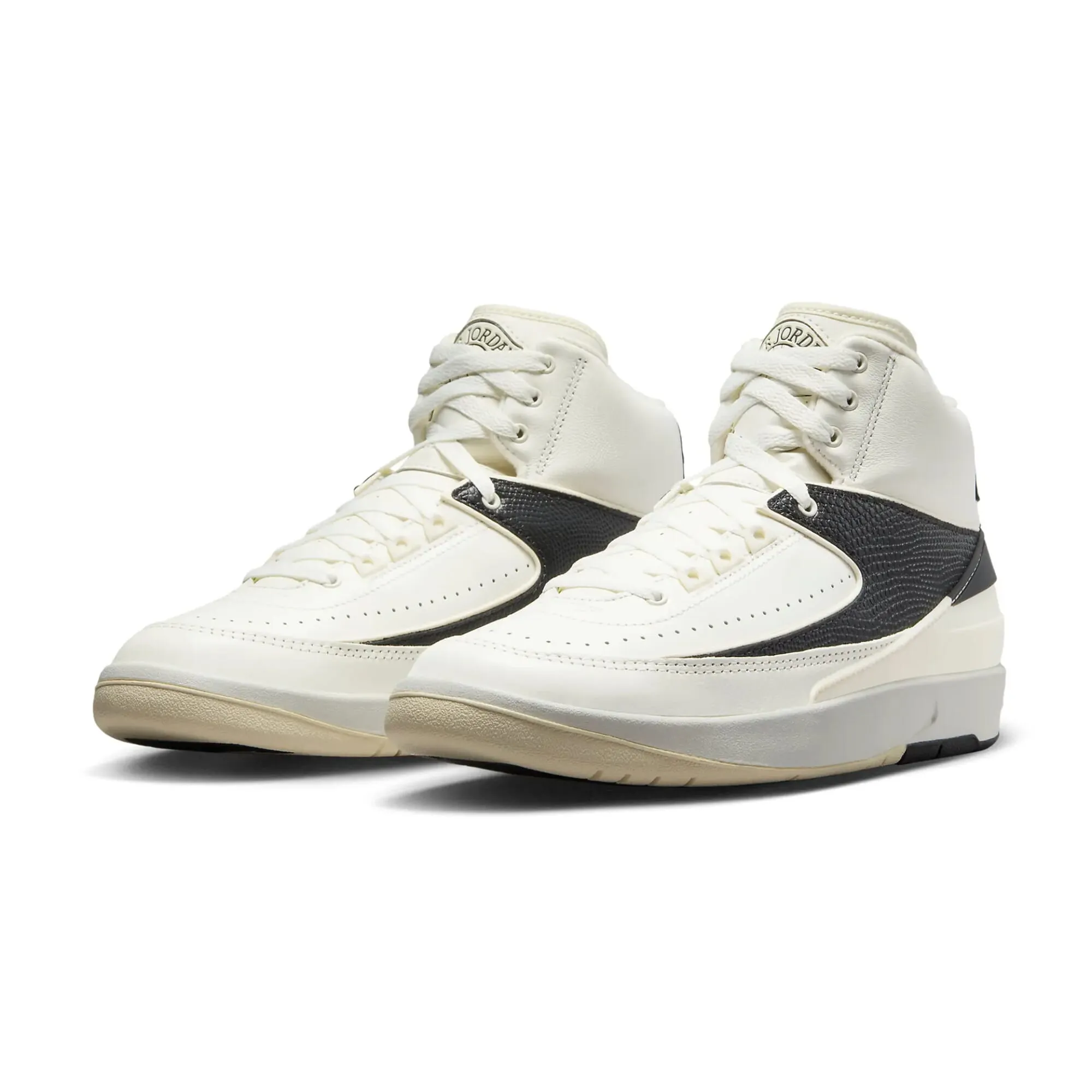 Nike Air Jordan 2 Retro Sail/Coconut Milk-Black  DX4400-100 Women's