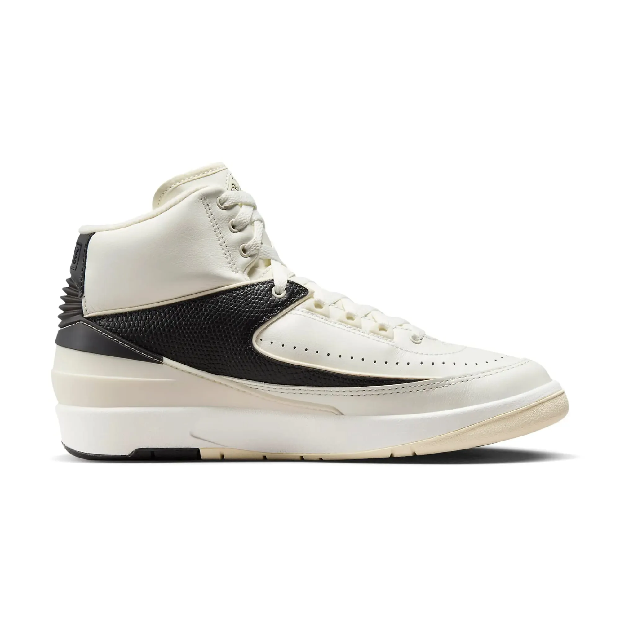 Nike Air Jordan 2 Retro Sail/Coconut Milk-Black  DX4400-100 Women's
