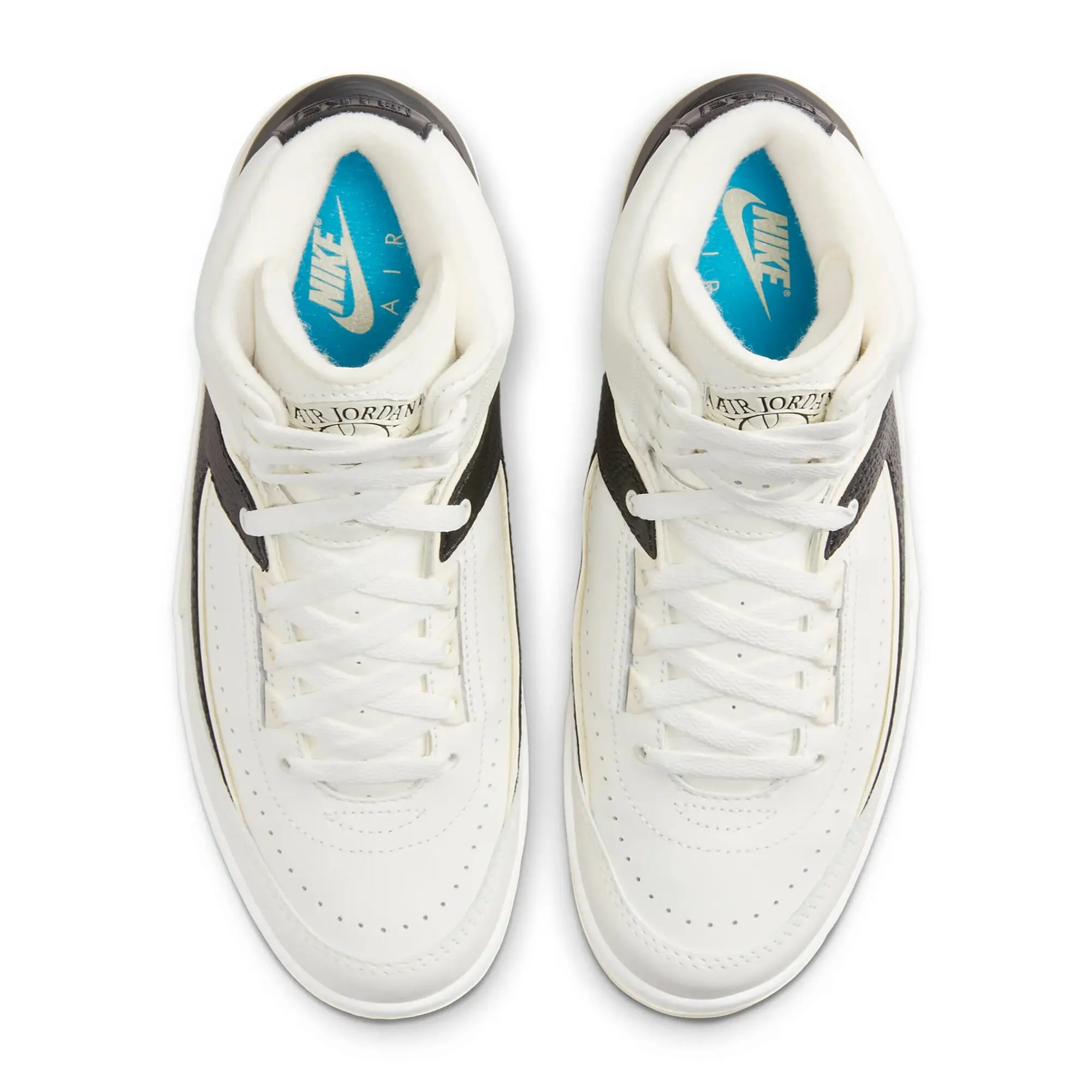 Nike Air Jordan 2 Retro Sail/Coconut Milk-Black  DX4400-100 Women's