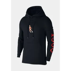 Nike Air Jordan Sportswear Wings 1988 Hoodie Black/Gym Red  AJ0430-010 Men's