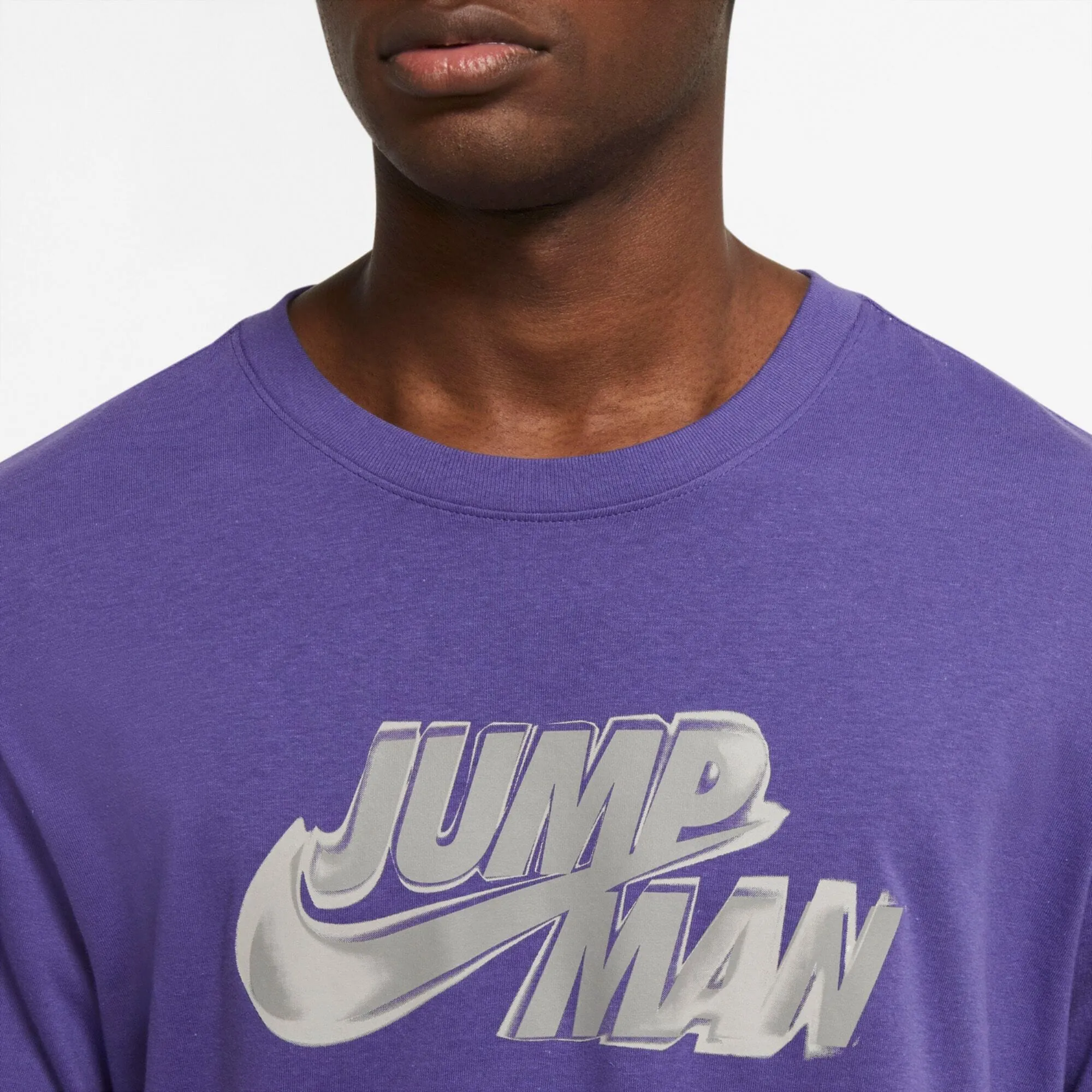 Nike Jordan Jumpman Graphics Tee Purple/White  DM1448-579 Men's