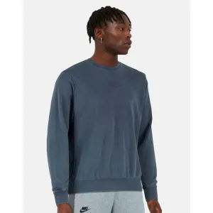 Nike Sportswear Essentials  French Terry Crew Sweatshirt Blue  DD4664-437 Men's