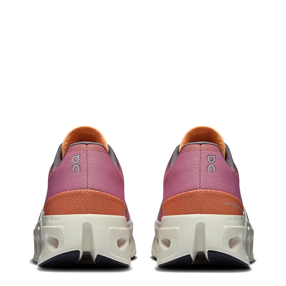 On Women's Cloudeclipse Sneaker in Tangerine/Ivory