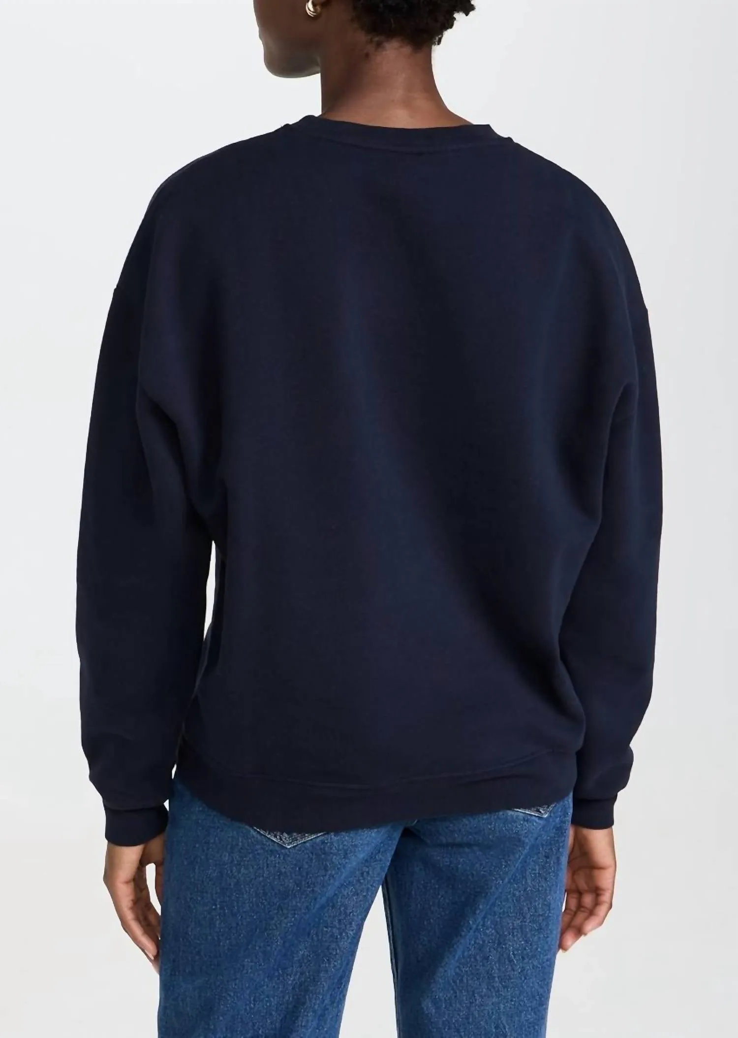 Oversized Alps Sweatshirt In Navy