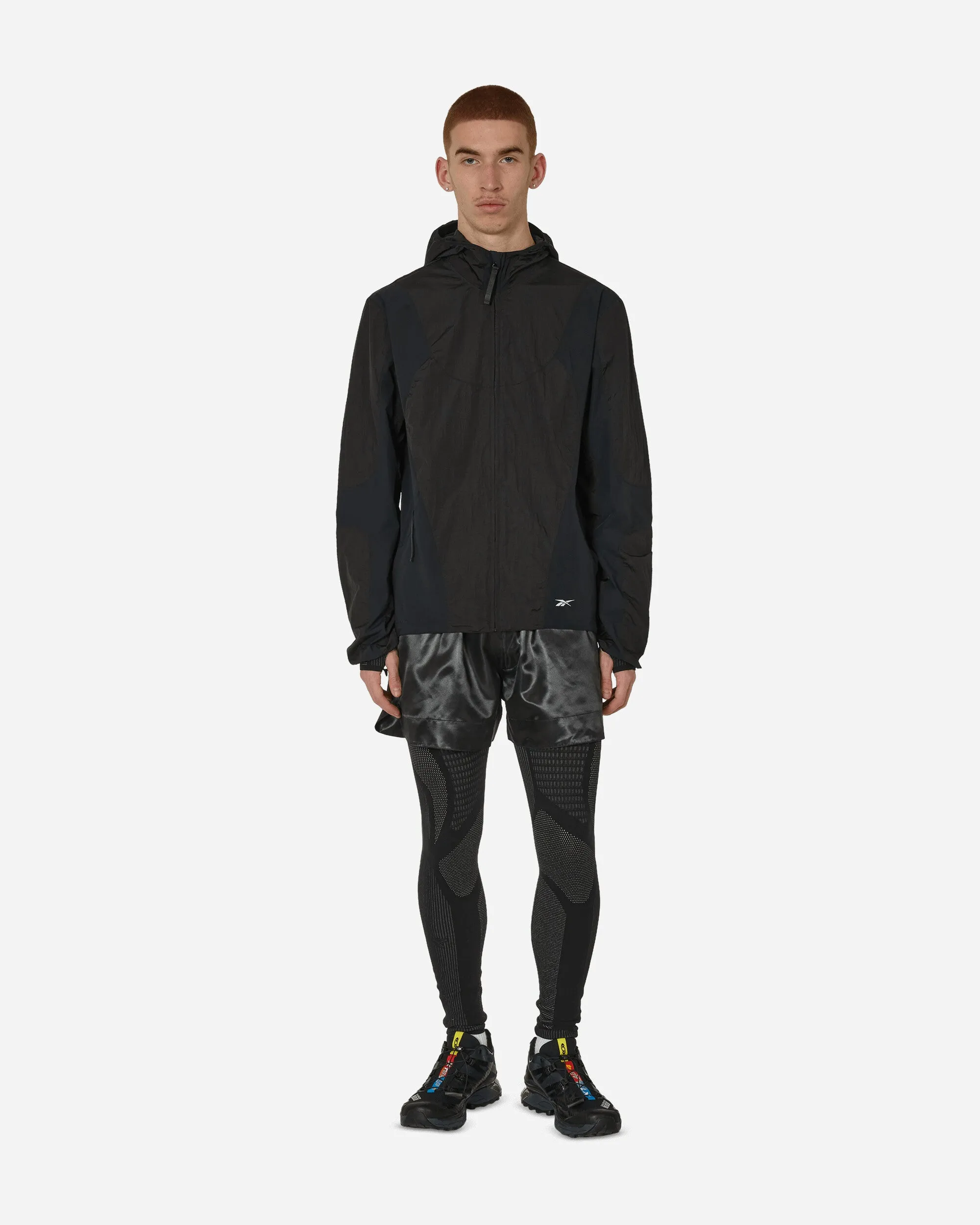 Paneled Running Jacket Black