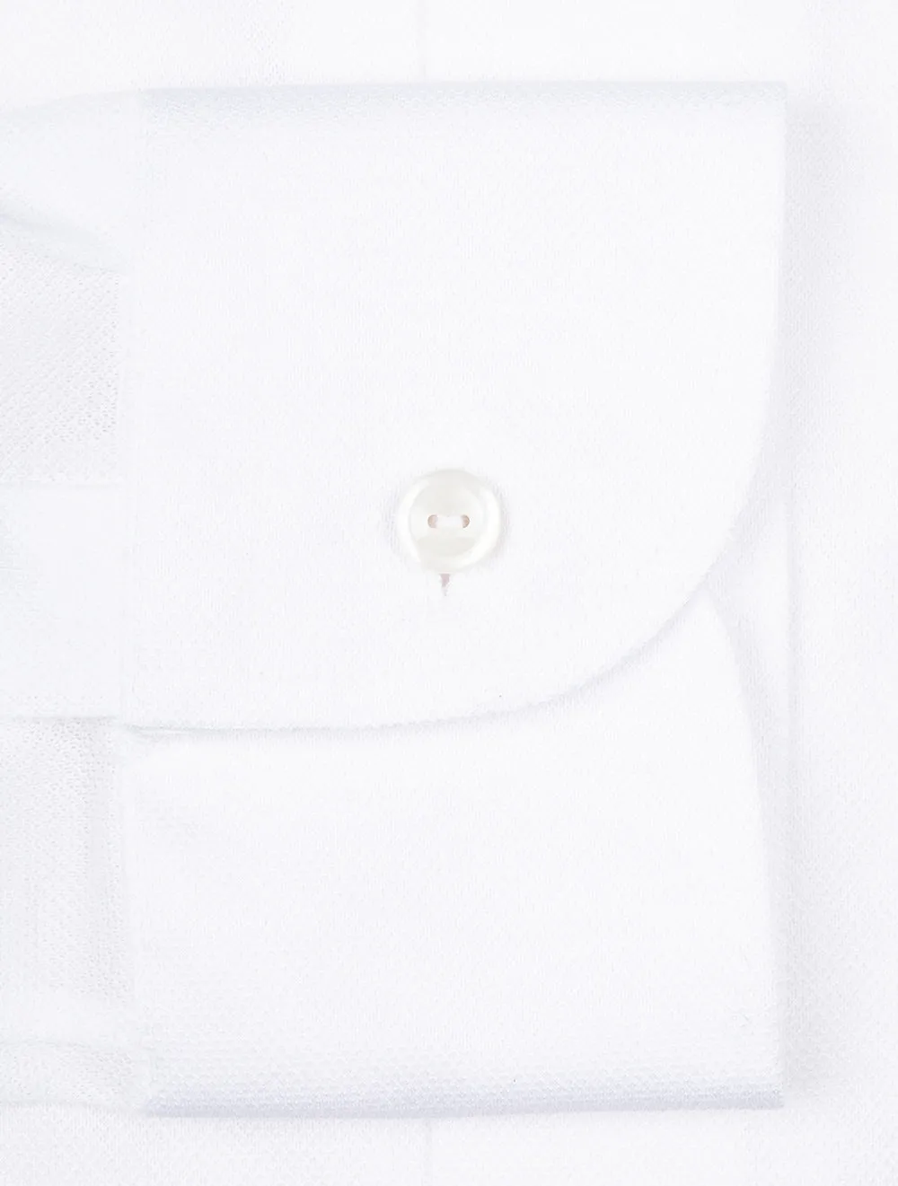 Pique Jersey Slim Fit Shirt White