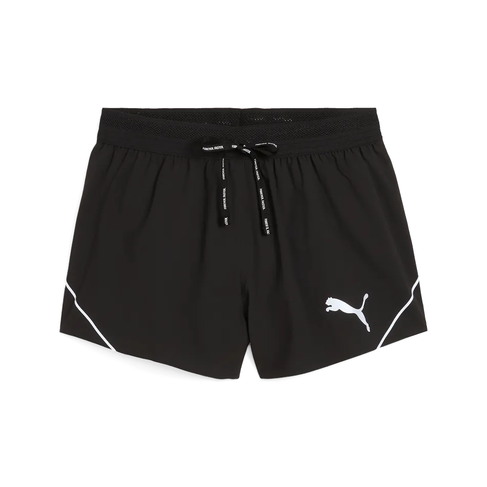 Puma Women's Raceday Ultraweave 3" Split Short in Puma Black SS25