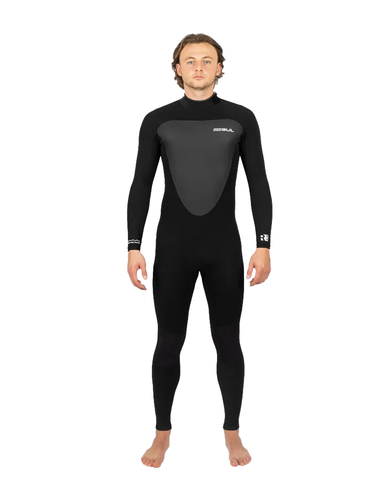 Response 5/3mm Back Zip Wetsuit in Black
