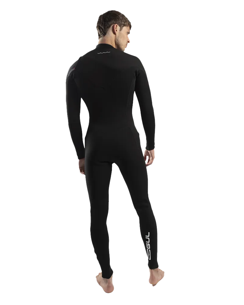 Response Echo 3/2mm Chest Zip Wetsuit in Black & Contour Camo
