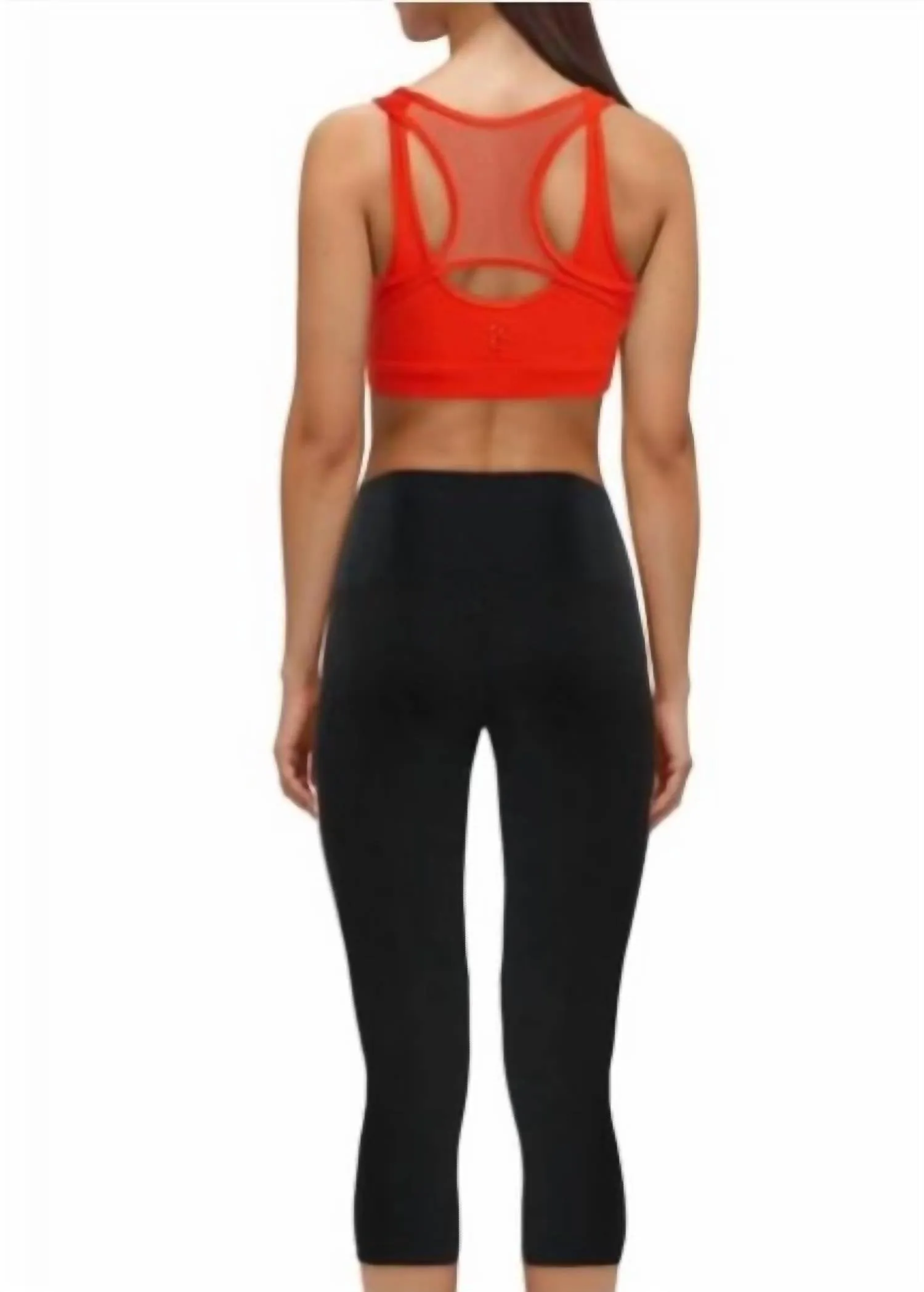 Rudimental Sports Bra In Cherry Tomato
