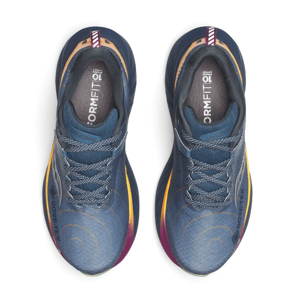 Saucony Women's Triumph 22 GTX in Mirage/Navy Shoes_Saucony