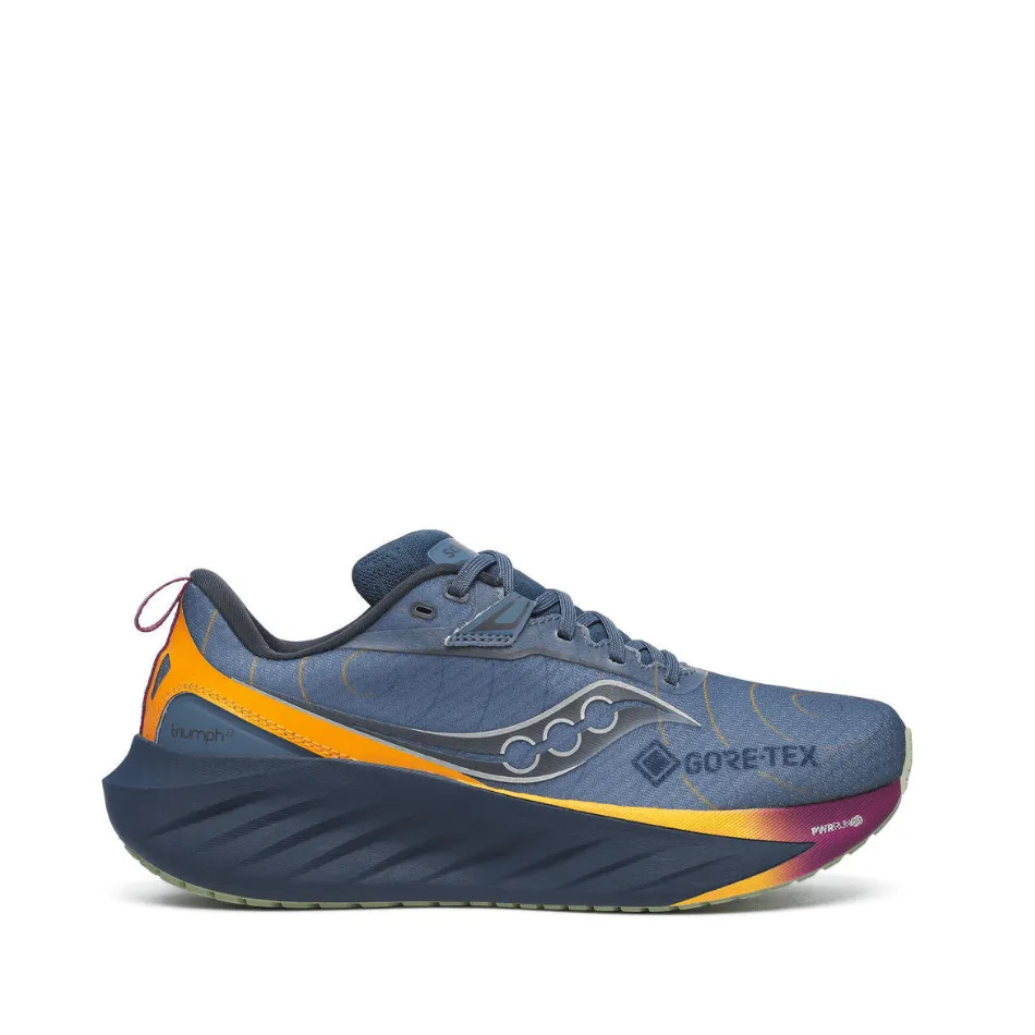 Saucony Women's Triumph 22 GTX in Mirage/Navy Shoes_Saucony