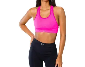 Seamless Sports Bra In Pink
