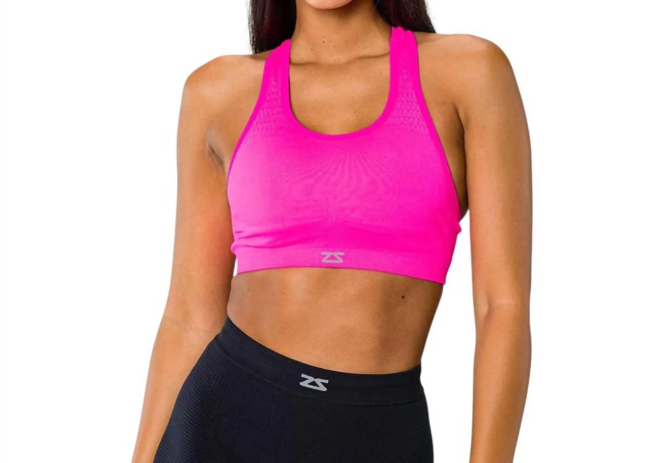 Seamless Sports Bra In Pink