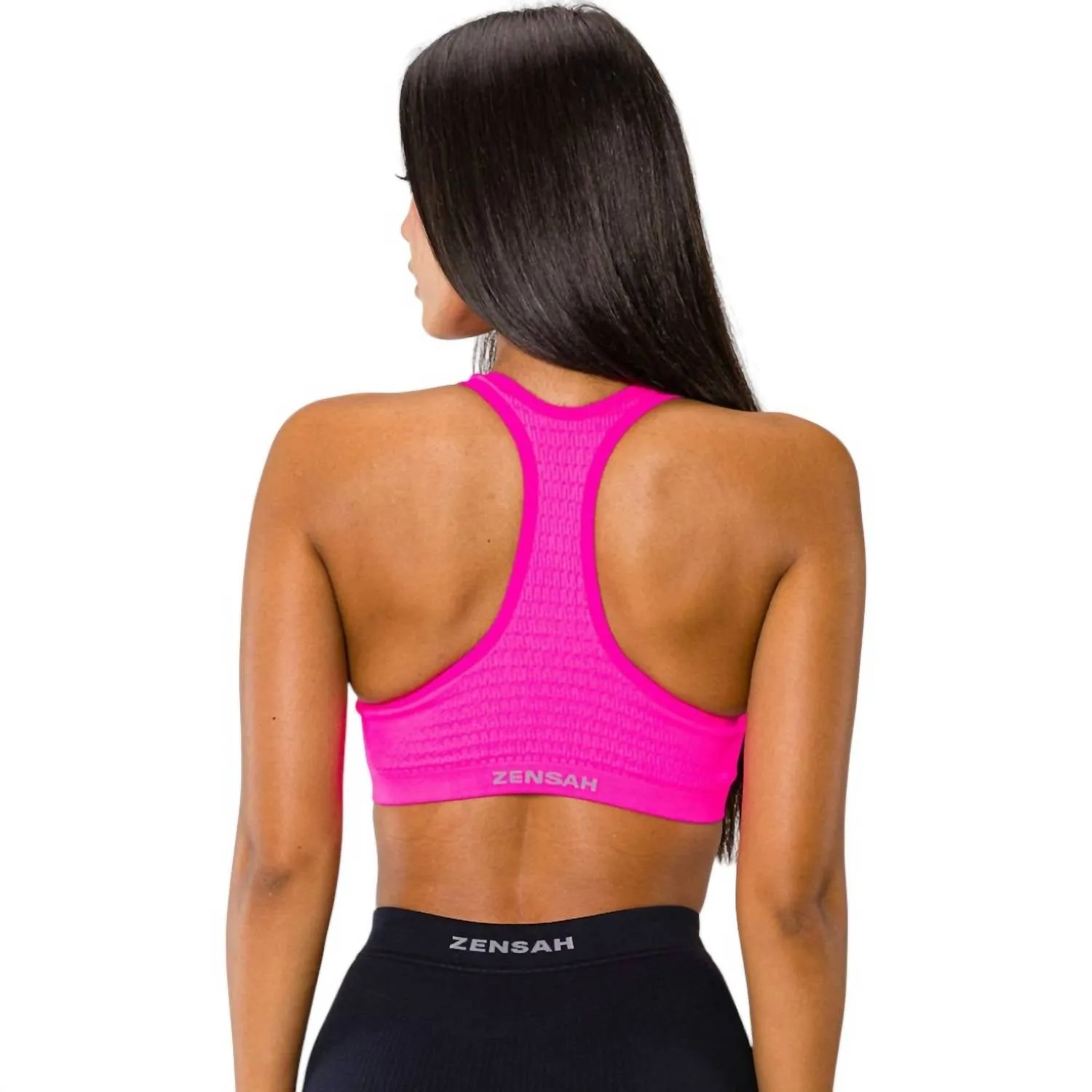 Seamless Sports Bra In Pink