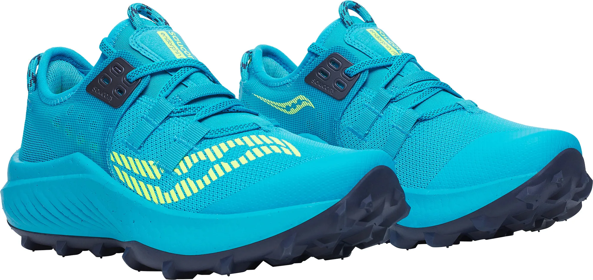 Shoes Saucony Saucony Endorphin Rift Womens Trail Running Shoes - Blue