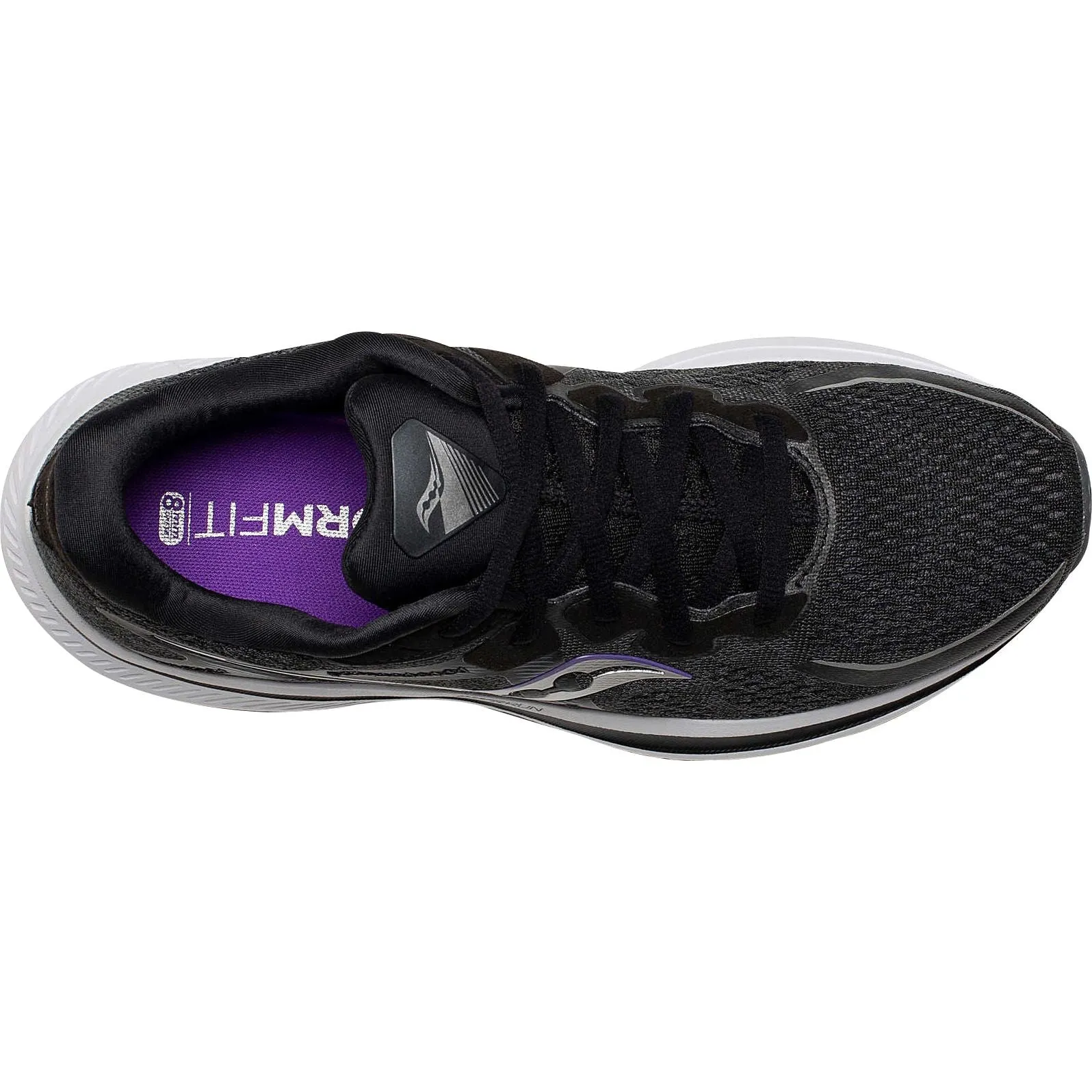 Shoes Saucony Saucony Omni 20 WIDE FIT Womens Running Shoes - Black