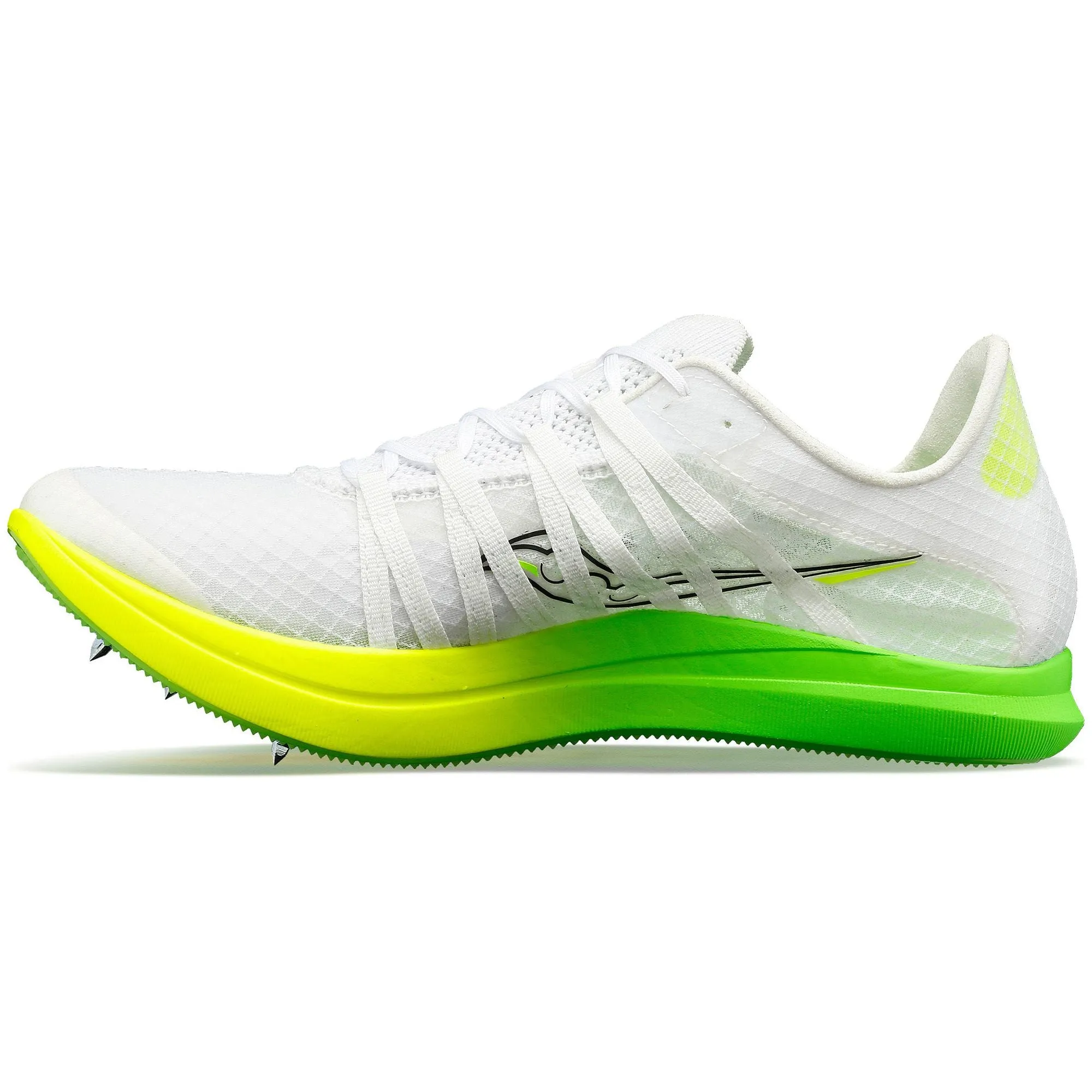 Shoes Saucony Saucony Terminal VT Mens Running Spikes - White