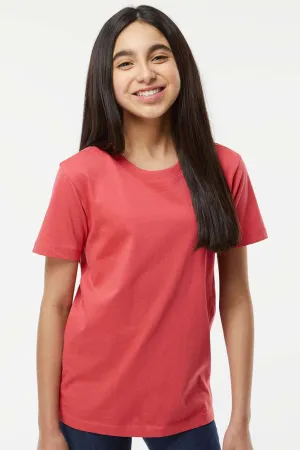 SoftShirts Youth Organic Short Sleeve Crewneck T-Shirt - Brick