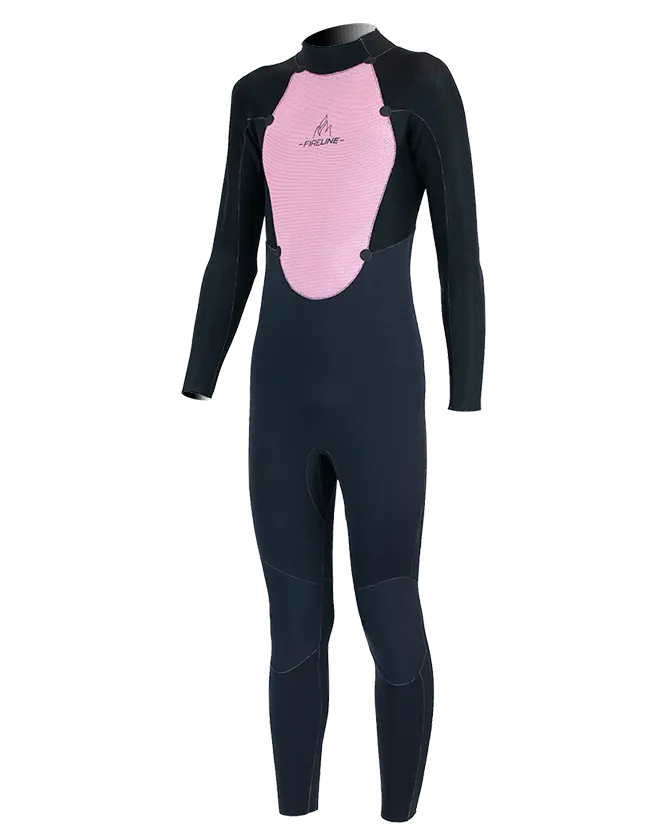 Stealth 3/2mm Back Zip Wetsuit in Red