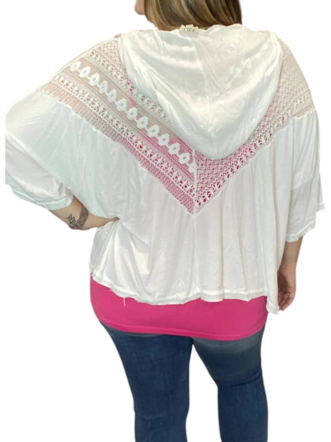 Summer Pullover Top In White