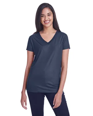 Threadfast Apparel 240RV Ladies' Liquid Jersey V-Neck T-Shirt