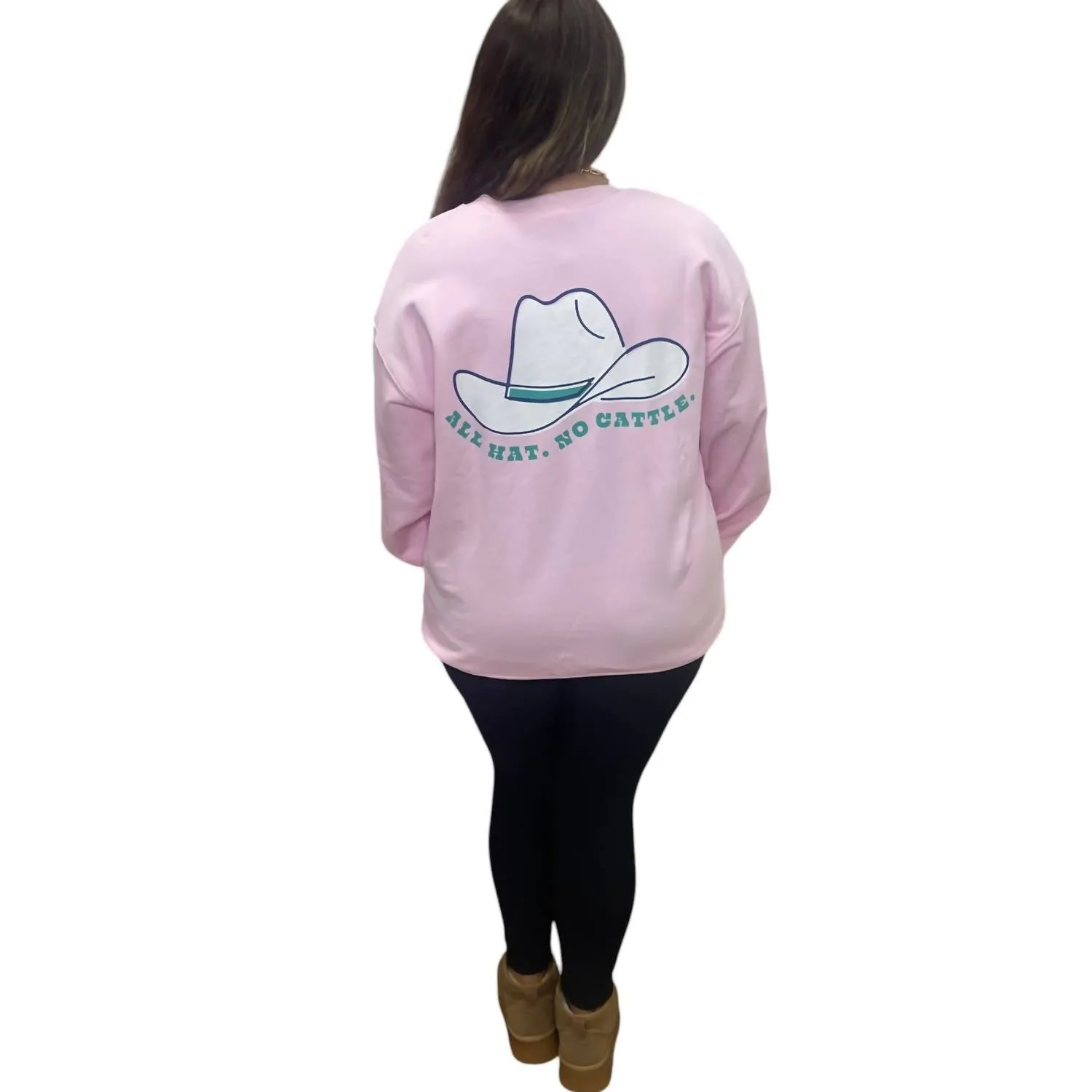 Vickie Sweatshirt In All Hat No Cattle