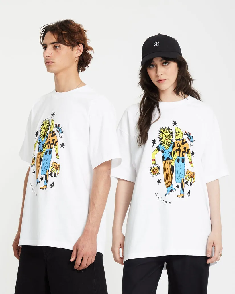 Volcom Unisex FA Bob Mollema 3 T-Shirt - White