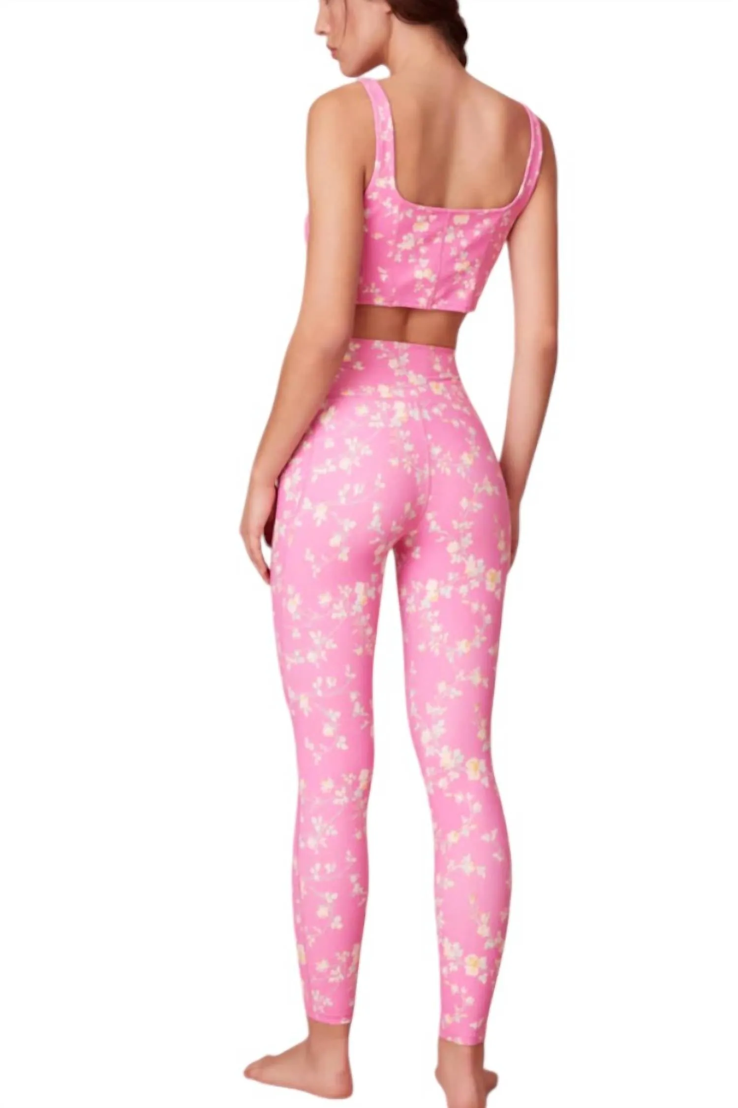 Women's Adara Sports Bra In Bubble Sunshine Pink