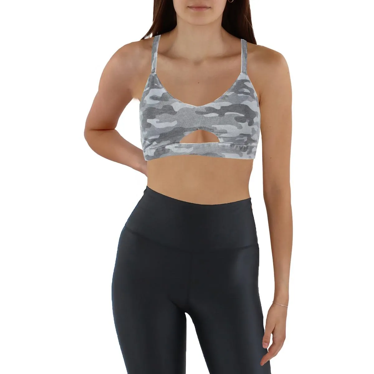 Womens Camouflage Fitness Sports Bra